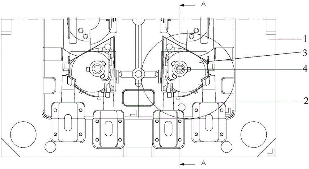 一種正面更換鑲件的模具的制作方法與工藝