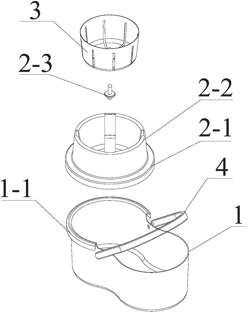 新型旋转拖把桶的制作方法与工艺