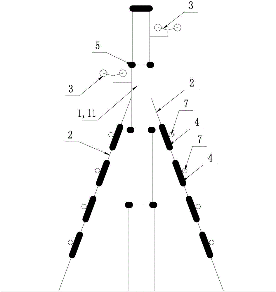 一种防冰冻测风塔的制作方法与工艺