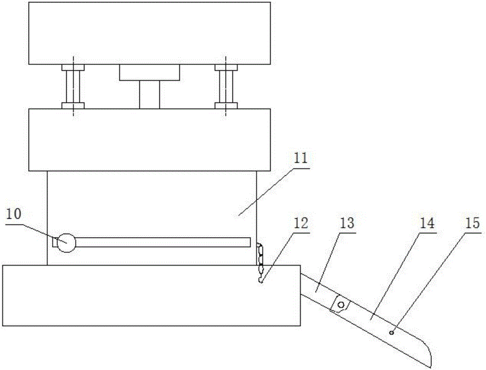 一種廢料手動導出式沖壓模的制作方法與工藝