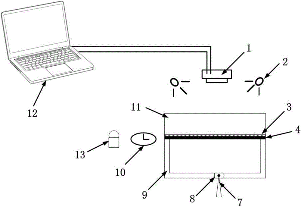 一种瞬态液晶用于测量对流换热系数的非稳态测量方法与流程