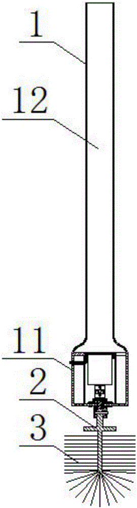 一種可外接水的電動廁所刷的制作方法與工藝