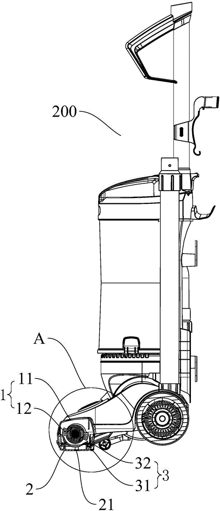 用于吸塵器的地刷組件和具有其的吸塵器的制作方法與工藝