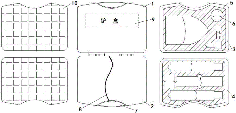 车载多功能铲盒的制作方法与工艺