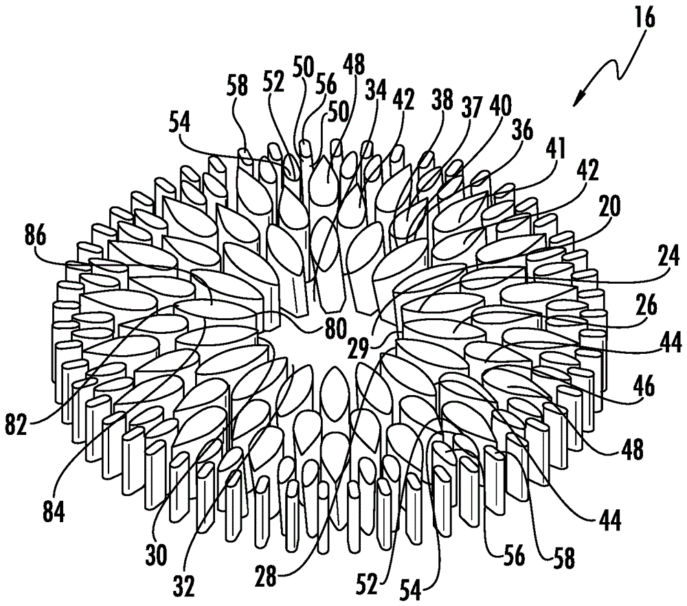 內(nèi)部冷卻系統(tǒng)內(nèi)的沖擊射流撞擊通道系統(tǒng)的制作方法與工藝