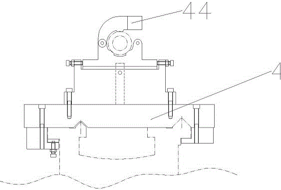 轴管的车孔及平端面的装置的制作方法