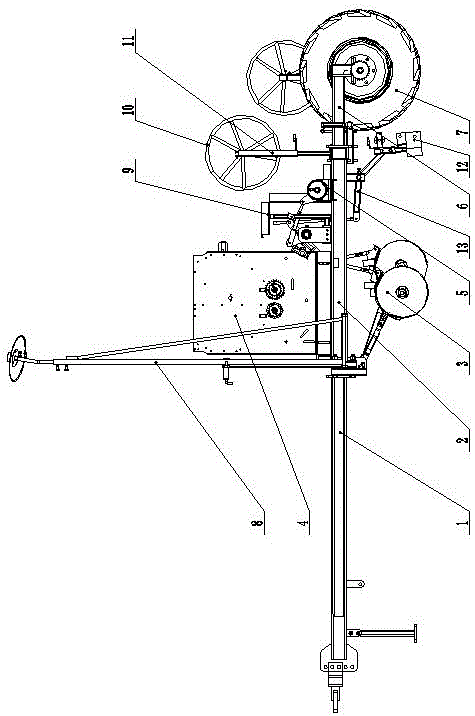 牽引后置谷物施肥播種機(jī)的制作方法與工藝