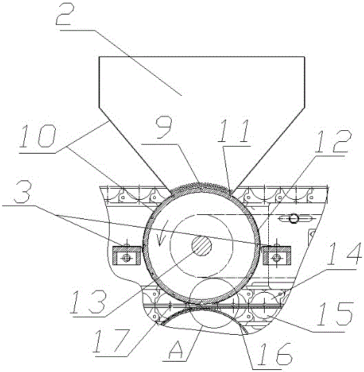 一種面筋自動(dòng)切花穿簽機(jī)的布簽機(jī)構(gòu)的制作方法與工藝