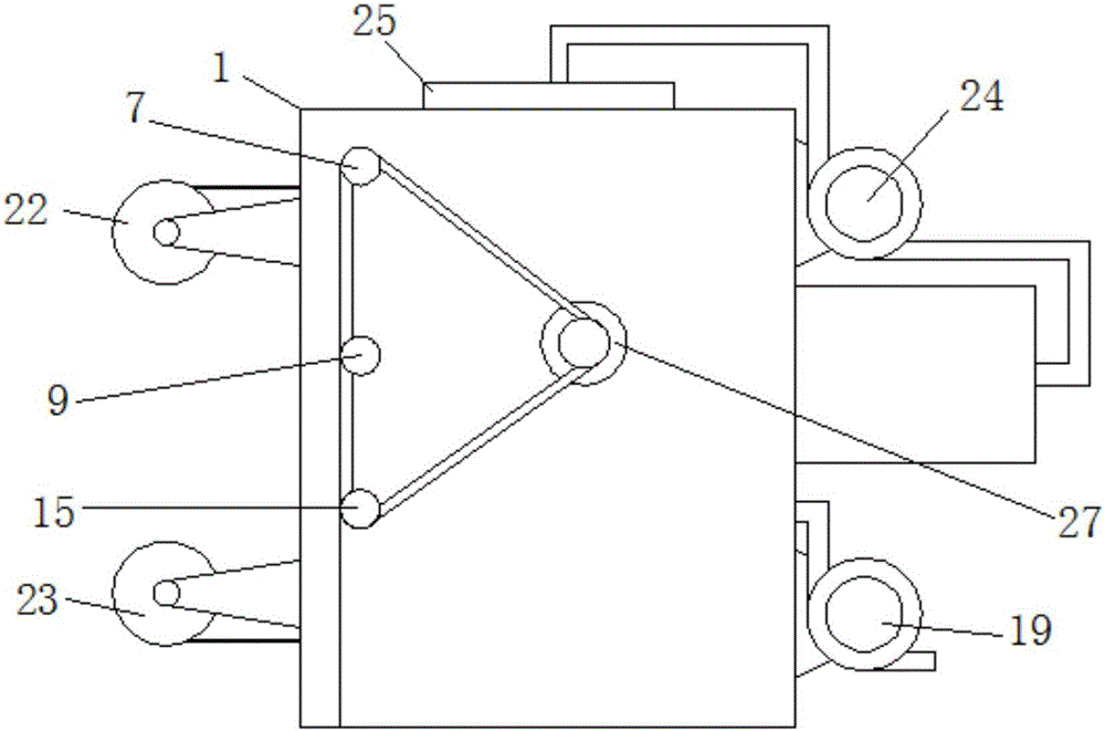 一种烘干定型粉点涂层联合一体机的制作方法与工艺