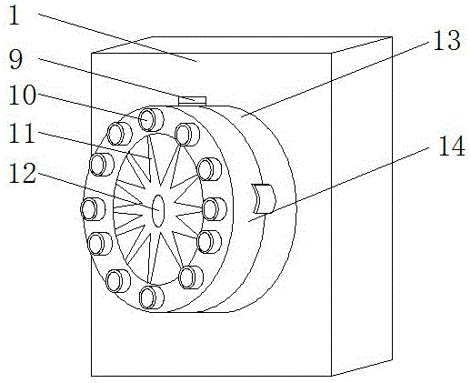 一种拆卸方便的加工中心用刀具库的制作方法与工艺