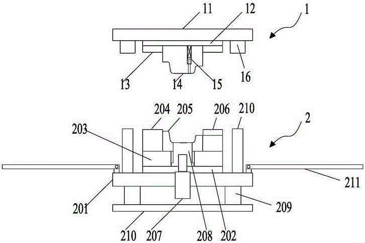 一种斜面凹模成型模具的制作方法与工艺