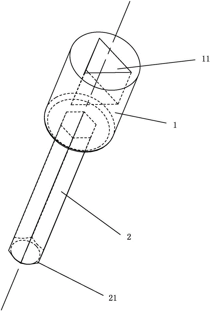 一种三角型电动工具批头及电动螺丝刀的制作方法与工艺