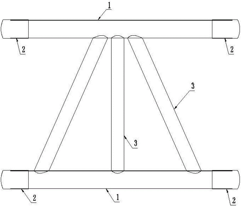 一种用于钢管桩的联结系及具有联结系的桩基的制作方法与工艺