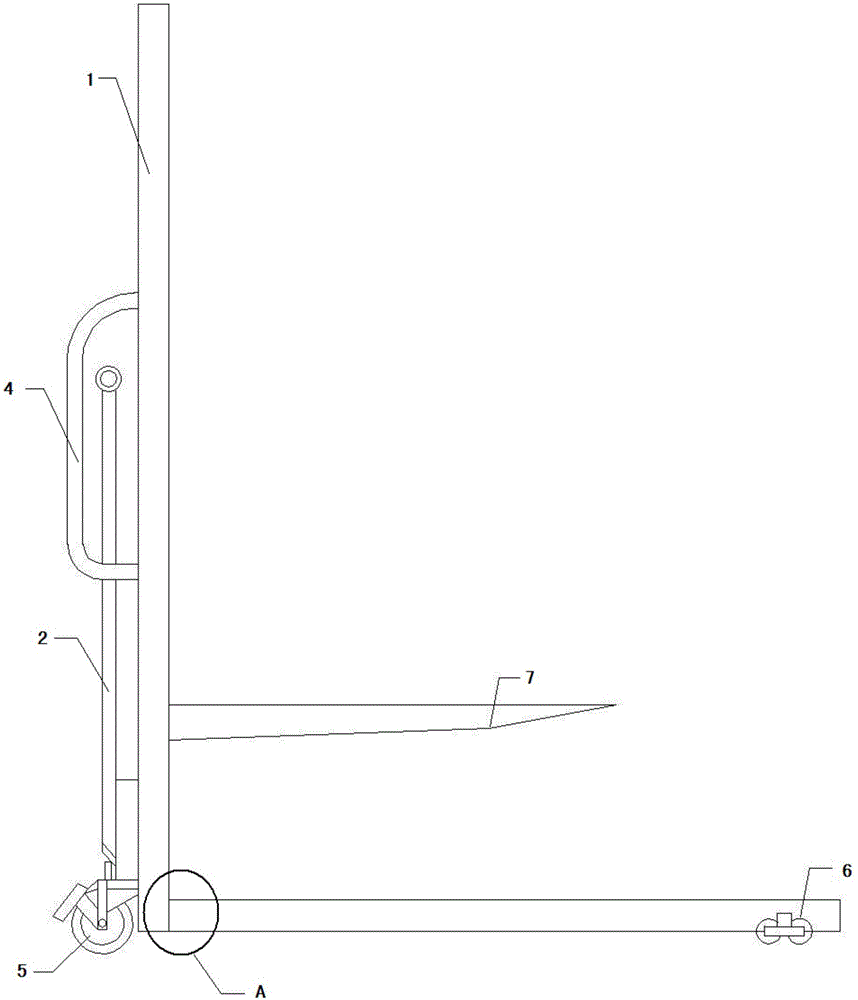 一种液压升降车的防变形结构的制作方法与工艺