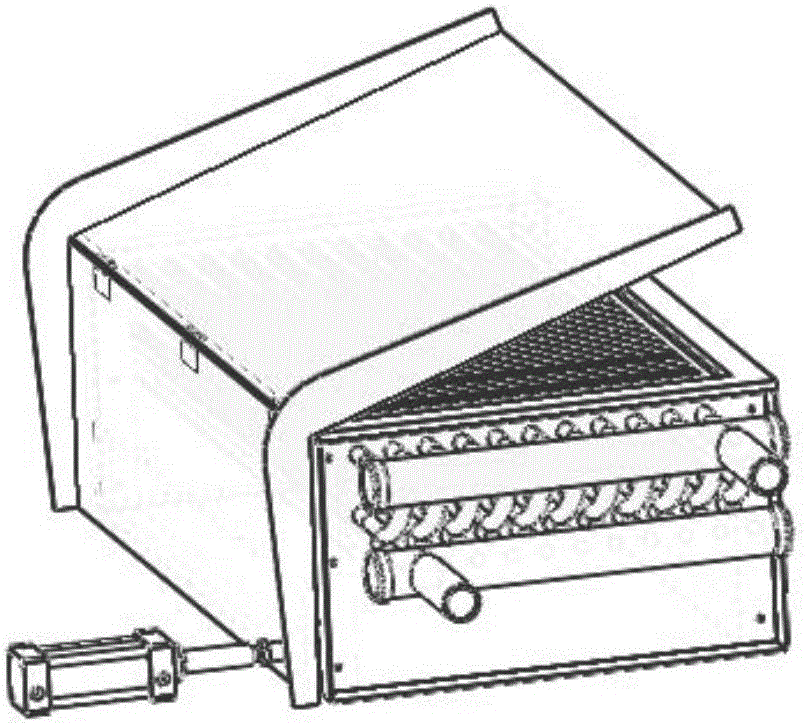 一种带有冷热风功能的烘干机加热装置的制作方法
