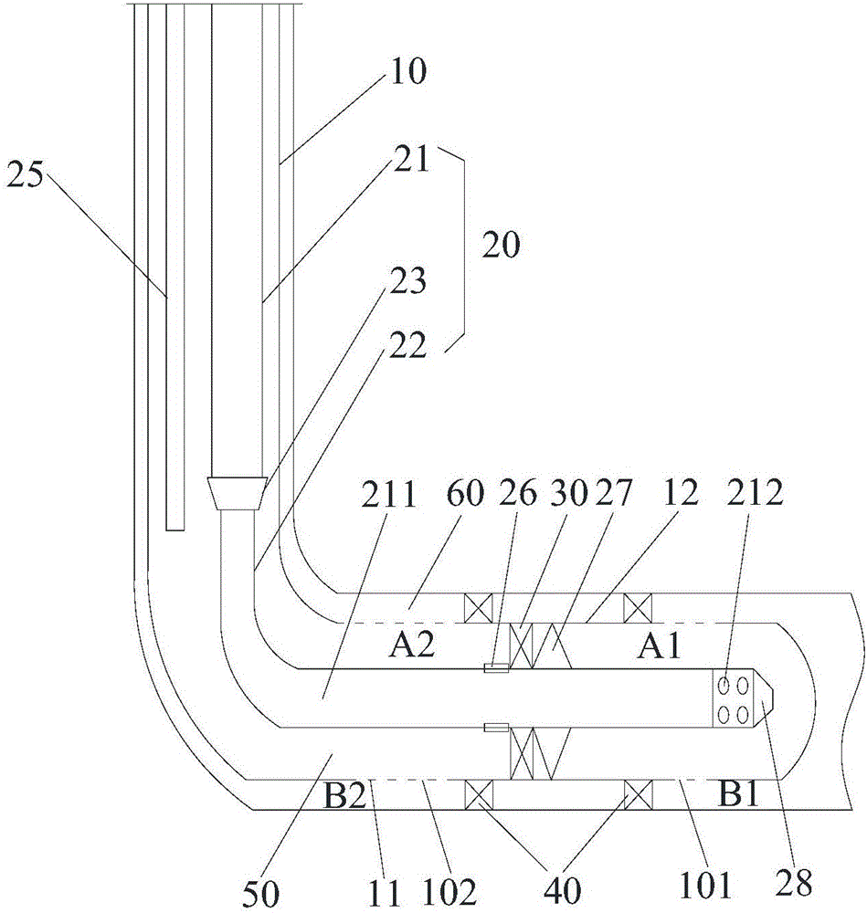 稠油水平井管柱装置的制作方法