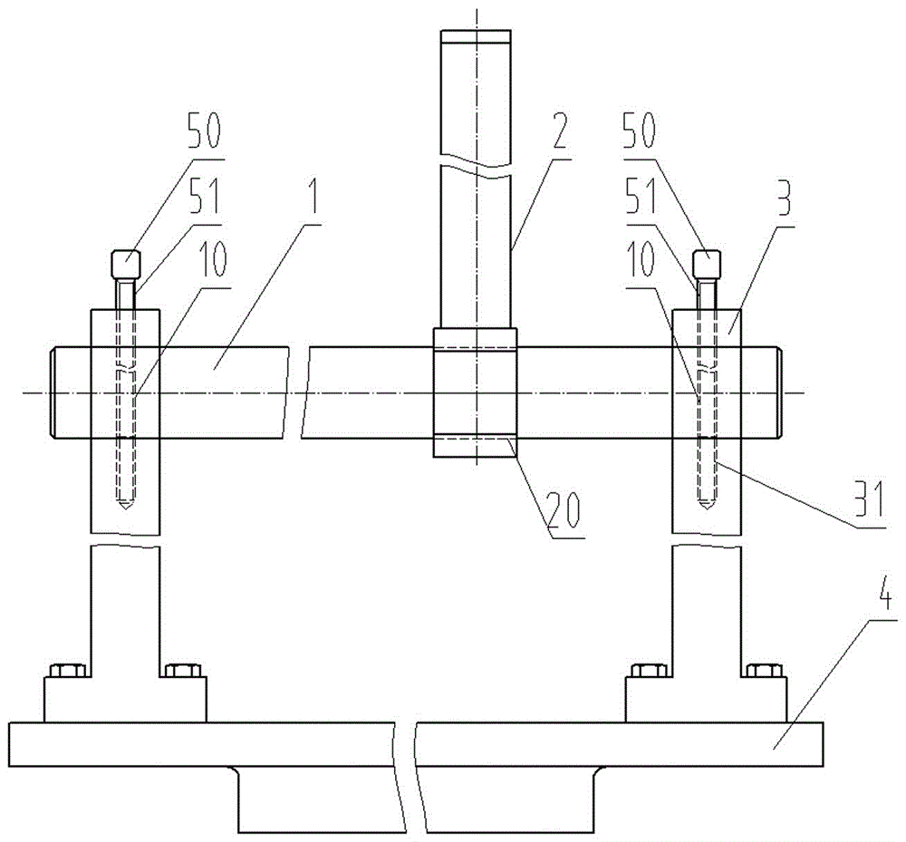 一種工件兩側(cè)板上環(huán)狀零件大直徑內(nèi)孔同軸度檢測(cè)工具的制作方法與工藝