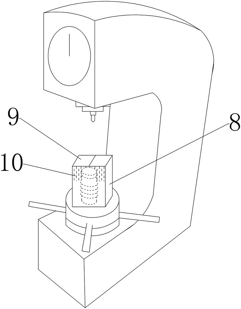 一种能清理残渣的硬度检测机的制作方法与工艺