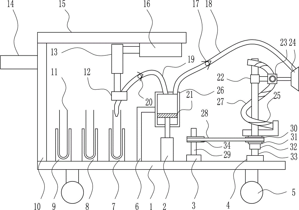 一種空氣含氨量檢測裝置的制作方法