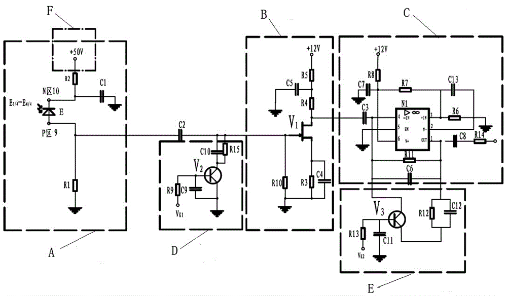 基于大動(dòng)態(tài)多級(jí)增益控制前放組件電路的制作方法與工藝