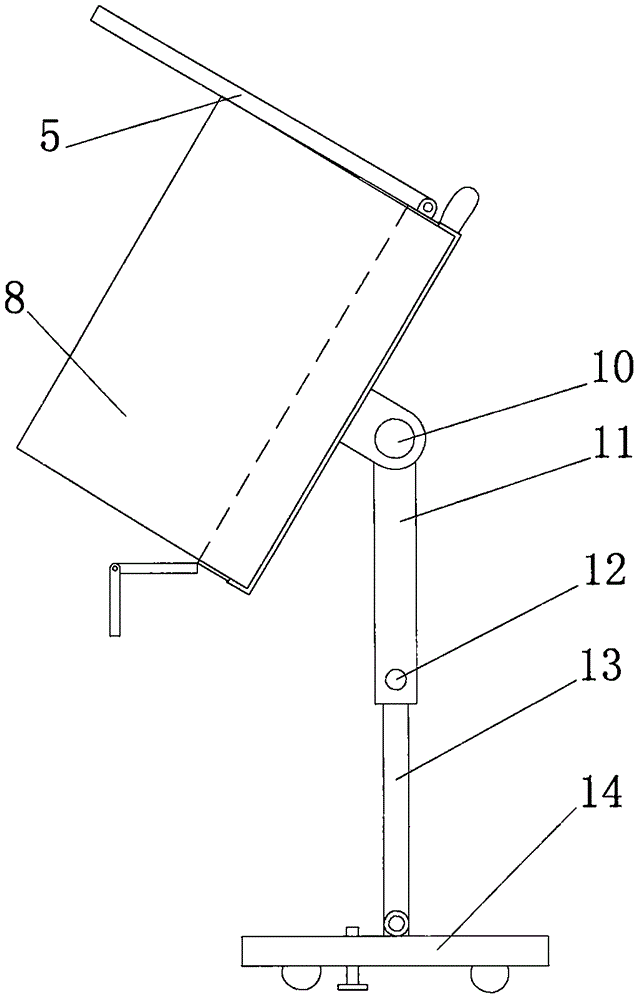 一种美术教学用画架的制作方法与工艺