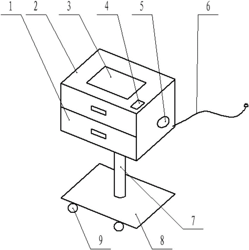 一種經(jīng)濟(jì)管理財(cái)會(huì)專(zhuān)業(yè)的文件儲(chǔ)存裝置的制作方法