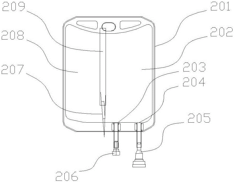 具有冲洗功能的输液用软袋的制作方法与工艺