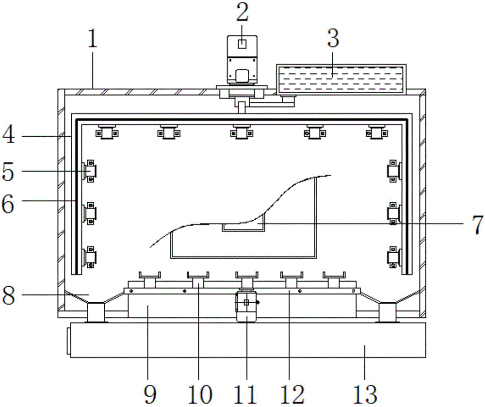 一種機(jī)械零件旋轉(zhuǎn)噴淋清洗機(jī)的制造方法與工藝