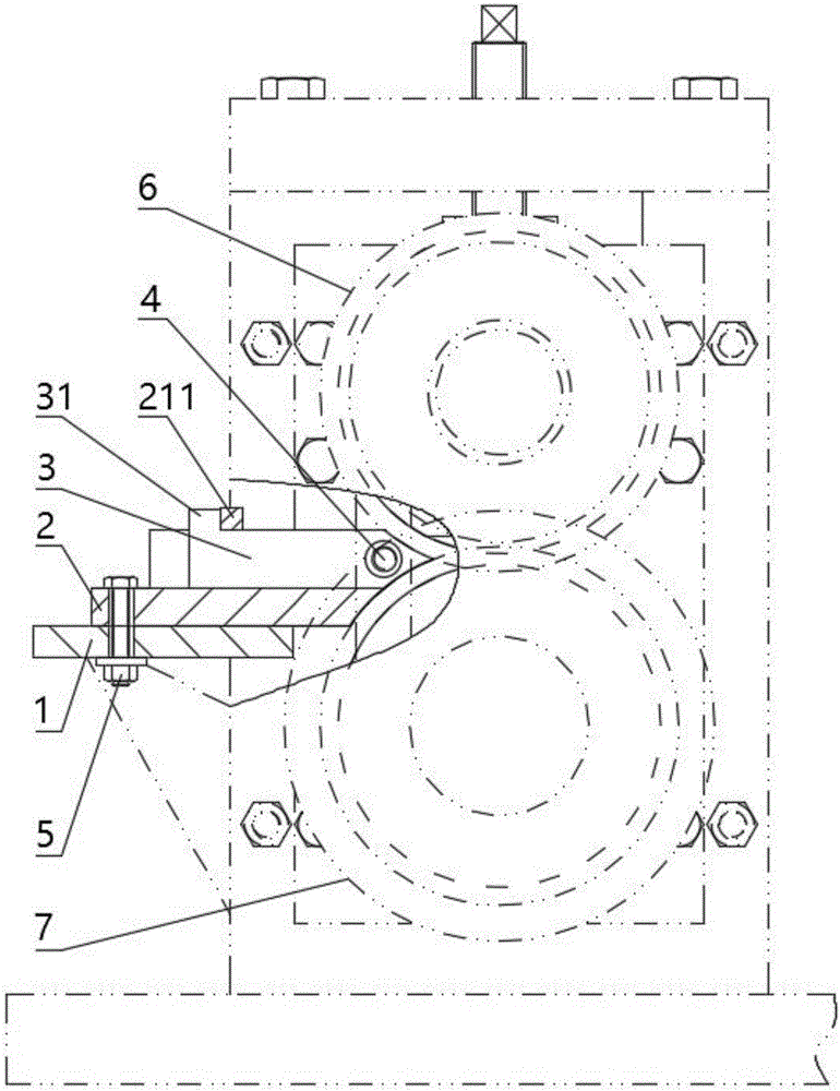 一种轧圆机的导料装置的制造方法