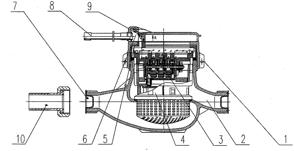 电子水表结构图解图片
