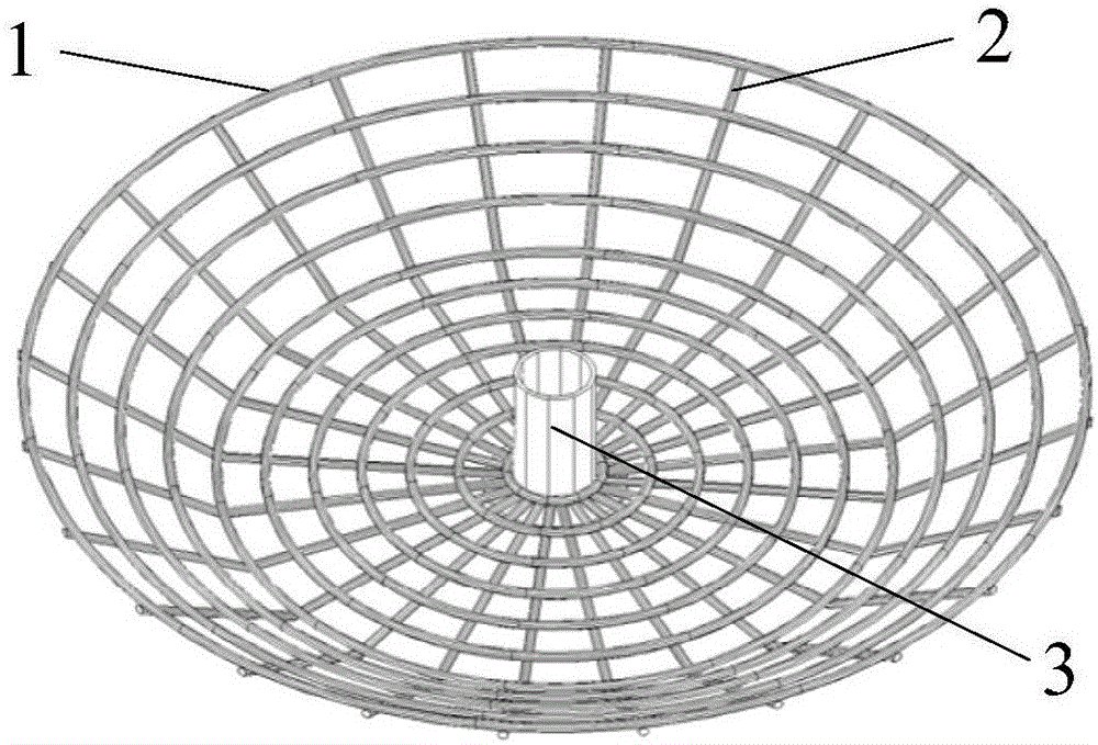伞状托盘呈三角形分布的网箱锚固基础及其施工方法与制造工艺