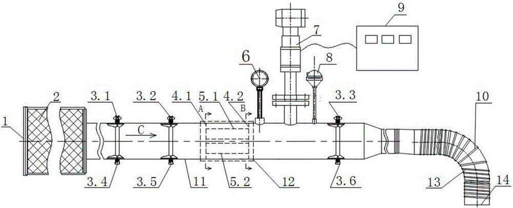 一种发动机进气流量测量装置的制造方法