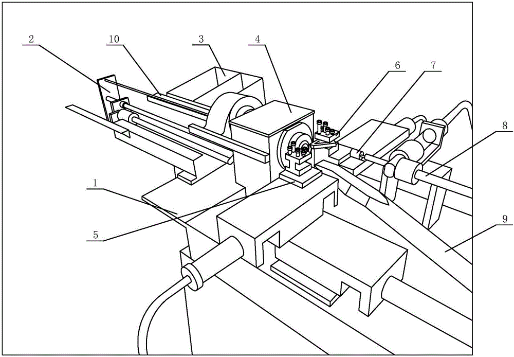 一种直线送料的电机轴自动车边机的制造方法与工艺