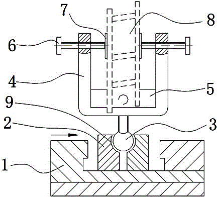 一种高压涡轮导向器叶片异型微孔电火花加工的夹持装置的制造方法