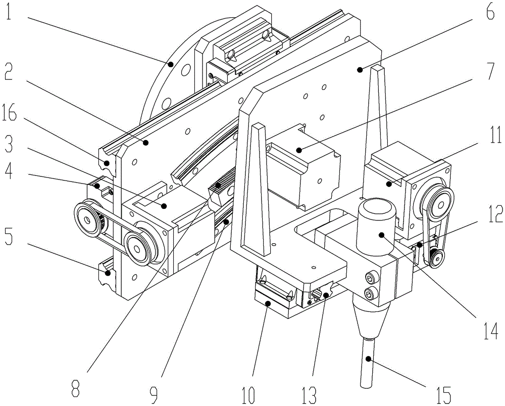 一種用于飛機(jī)大部件機(jī)器人自動(dòng)銑削的三軸加工機(jī)構(gòu)的制造方法與工藝