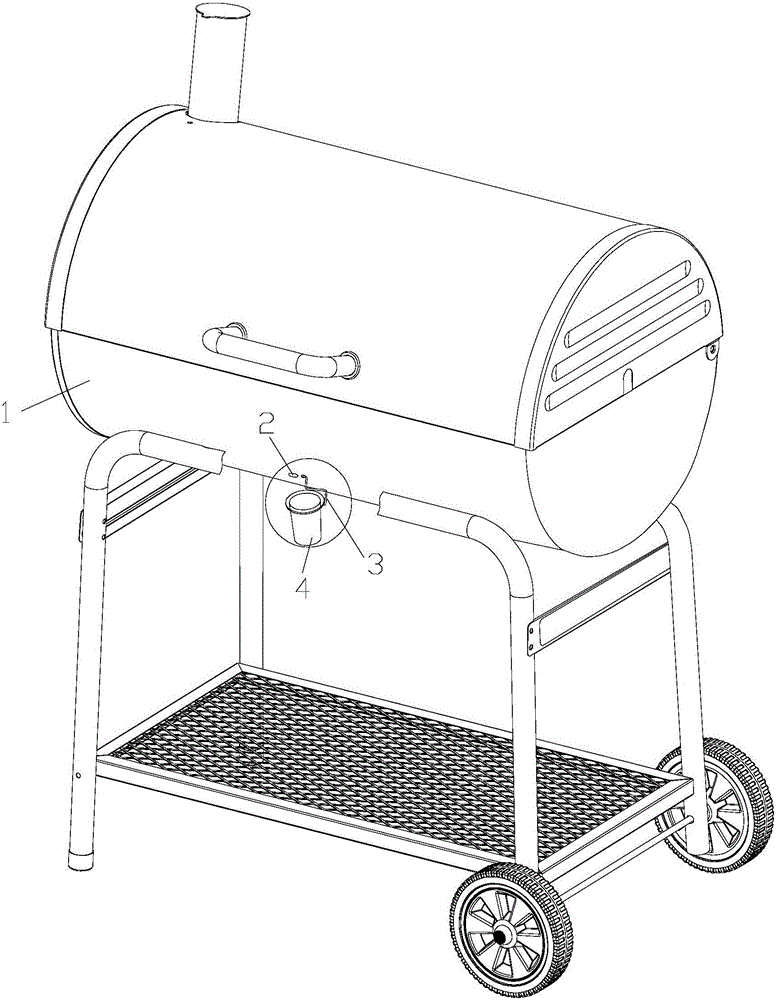 具有简易滴油结构的烤炉的制造方法与工艺