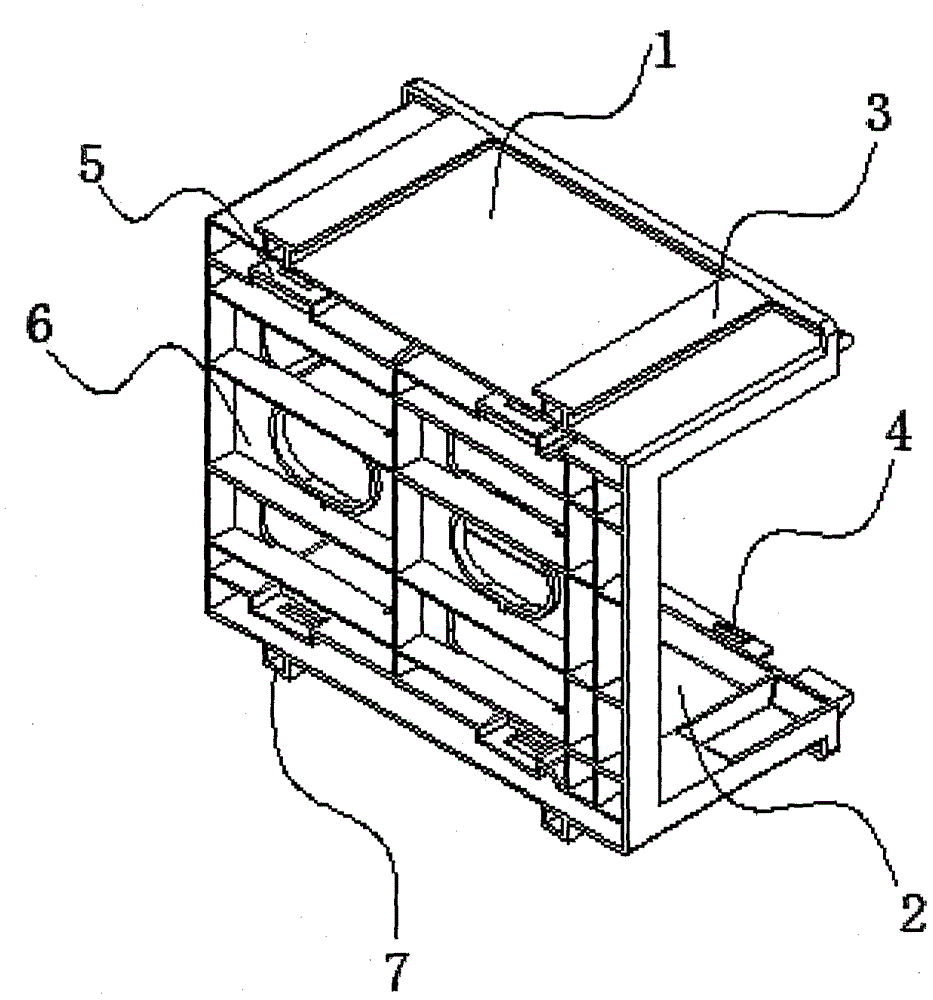 一种可叠加零件盒的制造方法与工艺