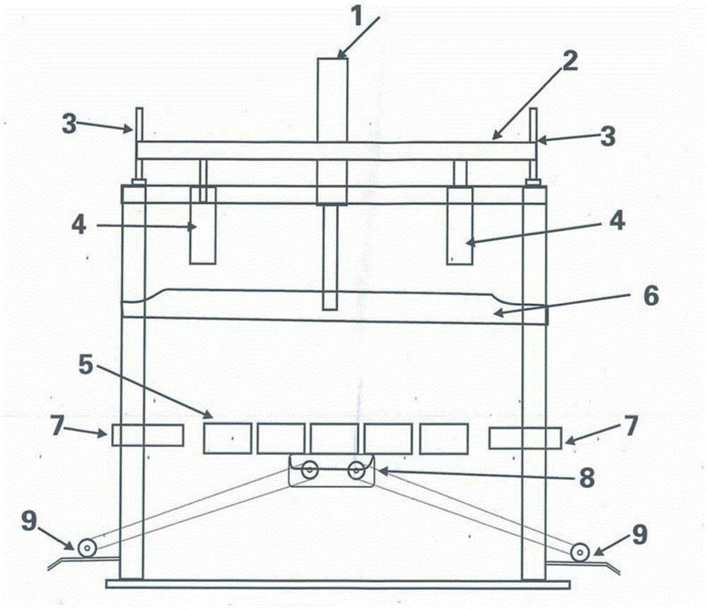 多功能液压震压式地面砖机的制造方法与工艺