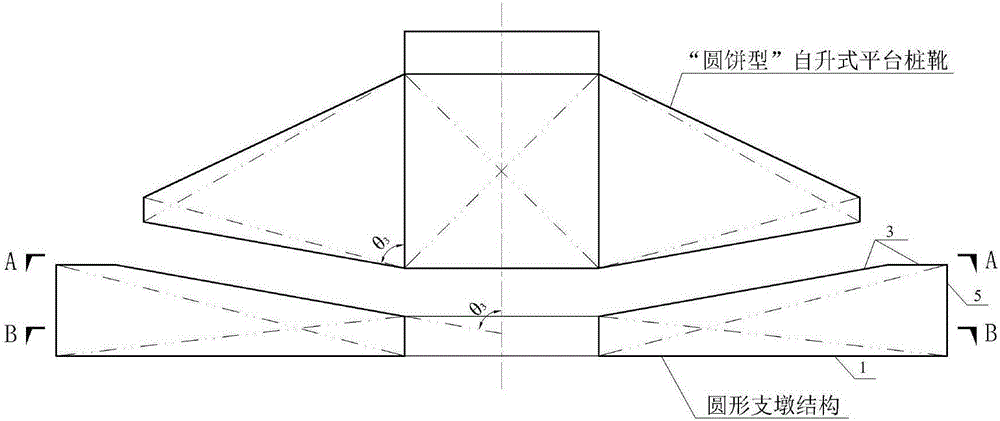 自升式平台船坞内升桩作业环形支墩的制造方法与工艺