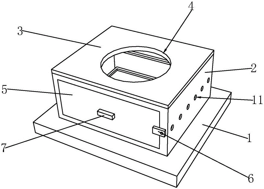 一种三相永磁同步电动机的散热底座的制造方法与工艺