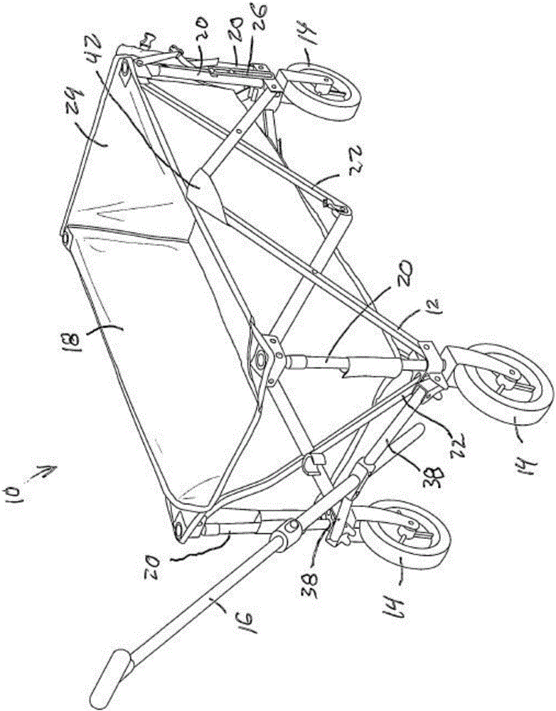 一种可在折叠状态和展开状态之间转换的手推车的制造方法与工艺