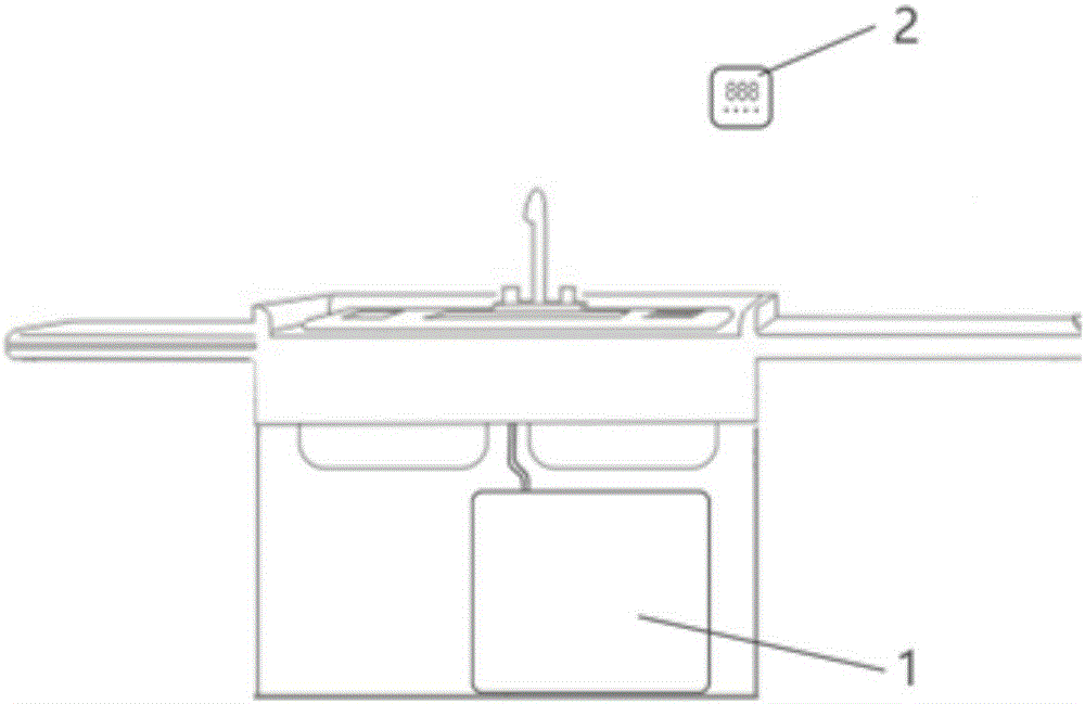 一种带有独立显示装置的厨下净水器的制造方法