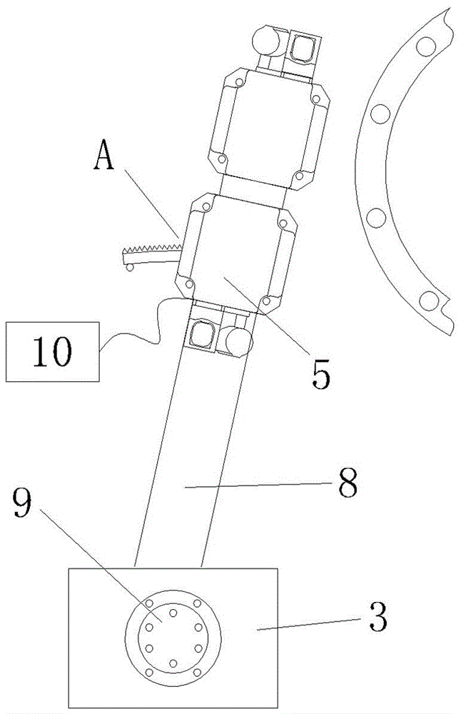 一种拉丝机纱团防压式抬臂的制造方法与工艺