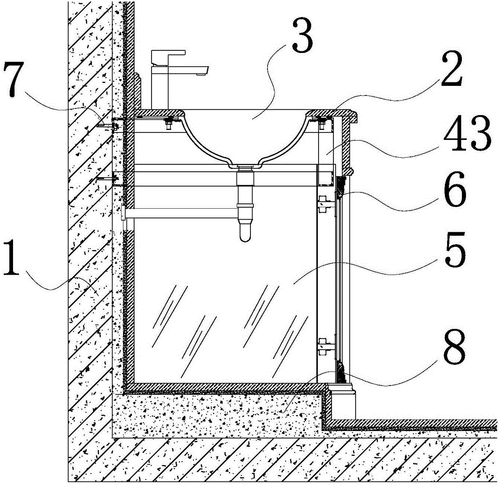一种卫生间台盆柜结构的制造方法与工艺