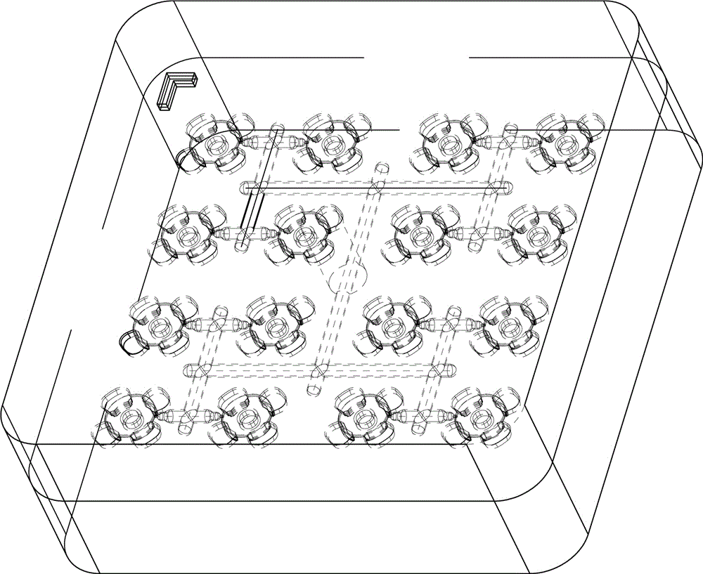 梅花狀玩具積木插件的模具的制造方法與工藝