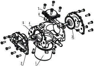膜片式汽车用电动真空泵的运行机构的制造方法与工艺