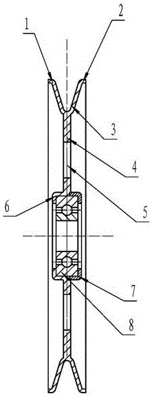 一种焊接式三角带涨紧轮的制造方法与工艺