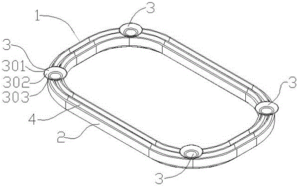 一种吸盘式密封圈与板端连接器相适配的连接装置的制造方法