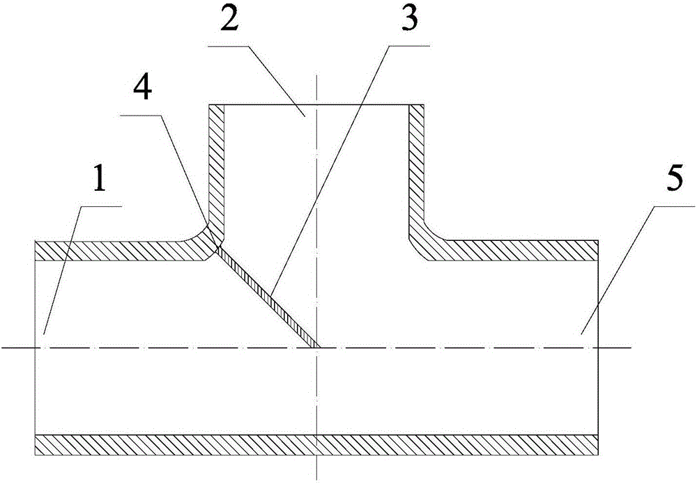侧向汇流式三通结构的制造方法与工艺