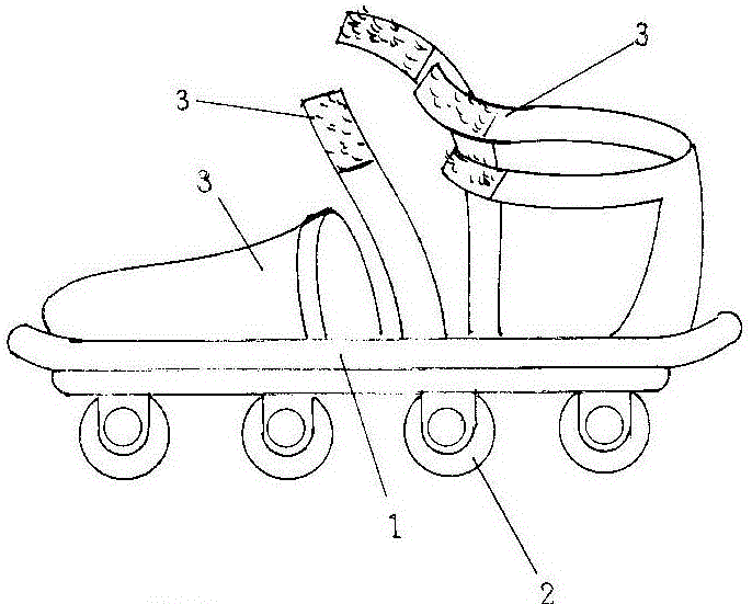 可套在鞋子上使用的滑輪鞋的制造方法與工藝